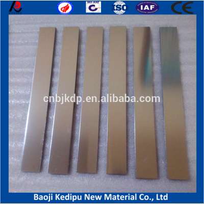 Polished 99.95% purity tungsten sheet/plate